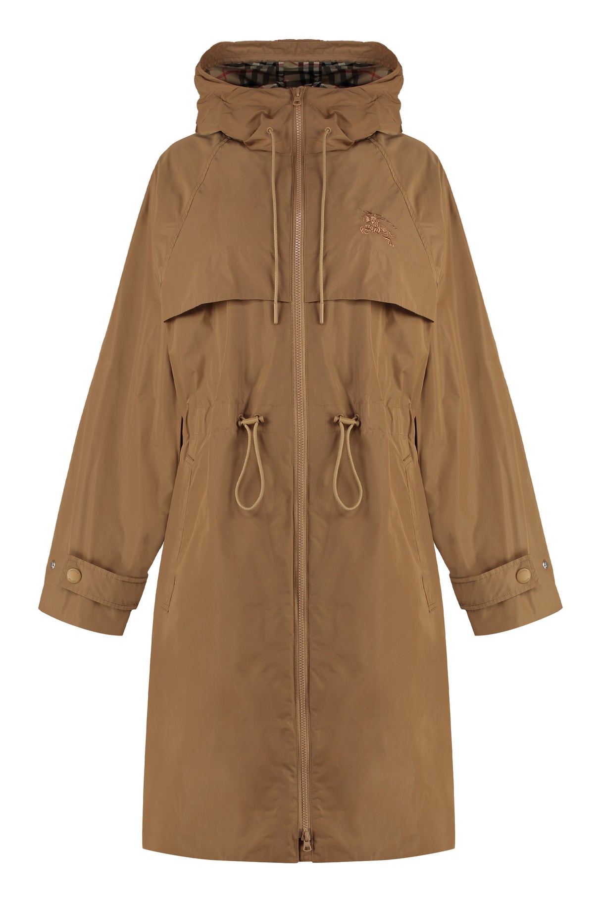 BURBERRY Technical Fabric Hooded Jacket for Women