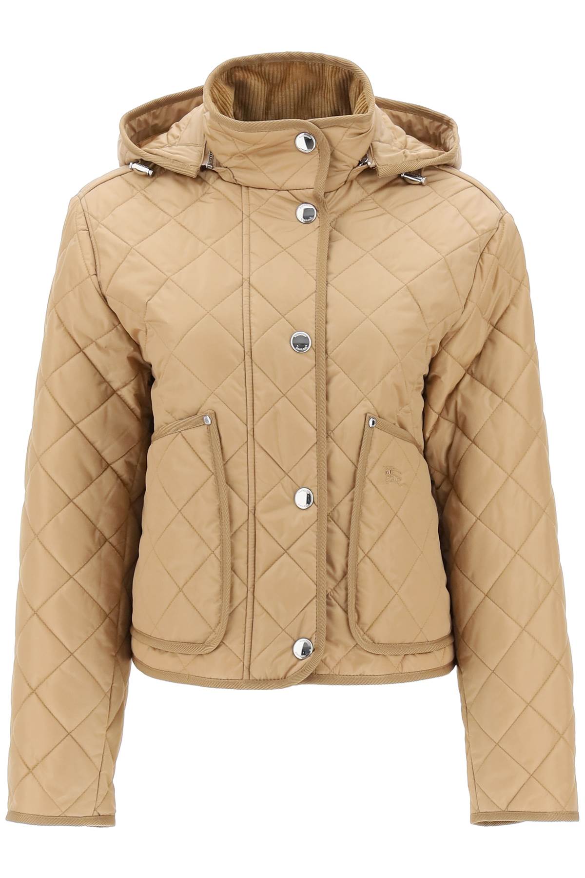 BURBERRY Quilted Hooded Jacket for Women - FW24