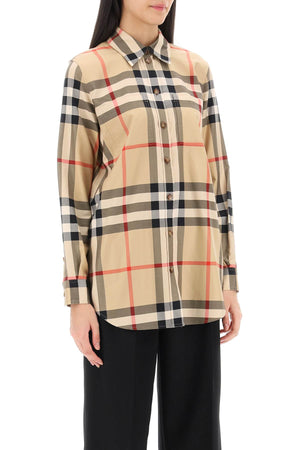 BURBERRY Women's 24SS Beige Archive Checked Shirt