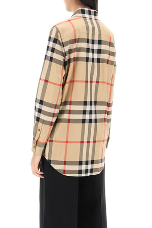 BURBERRY Women's 24SS Beige Archive Checked Shirt