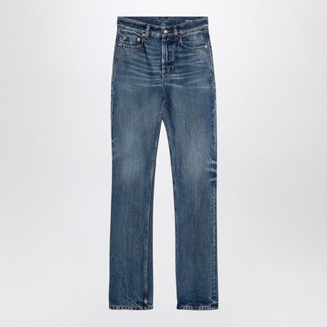 SAINT LAURENT Slim Fit High Waist Denim Jeans