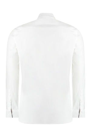 BURBERRY Men's White Poplin Shirt for SS24