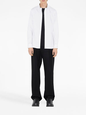 BURBERRY Men's 24SS Long Tops in White - High Fashion Clothing