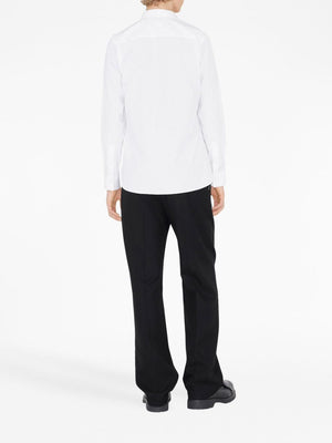 BURBERRY Men's 24SS Long Tops in White - High Fashion Clothing