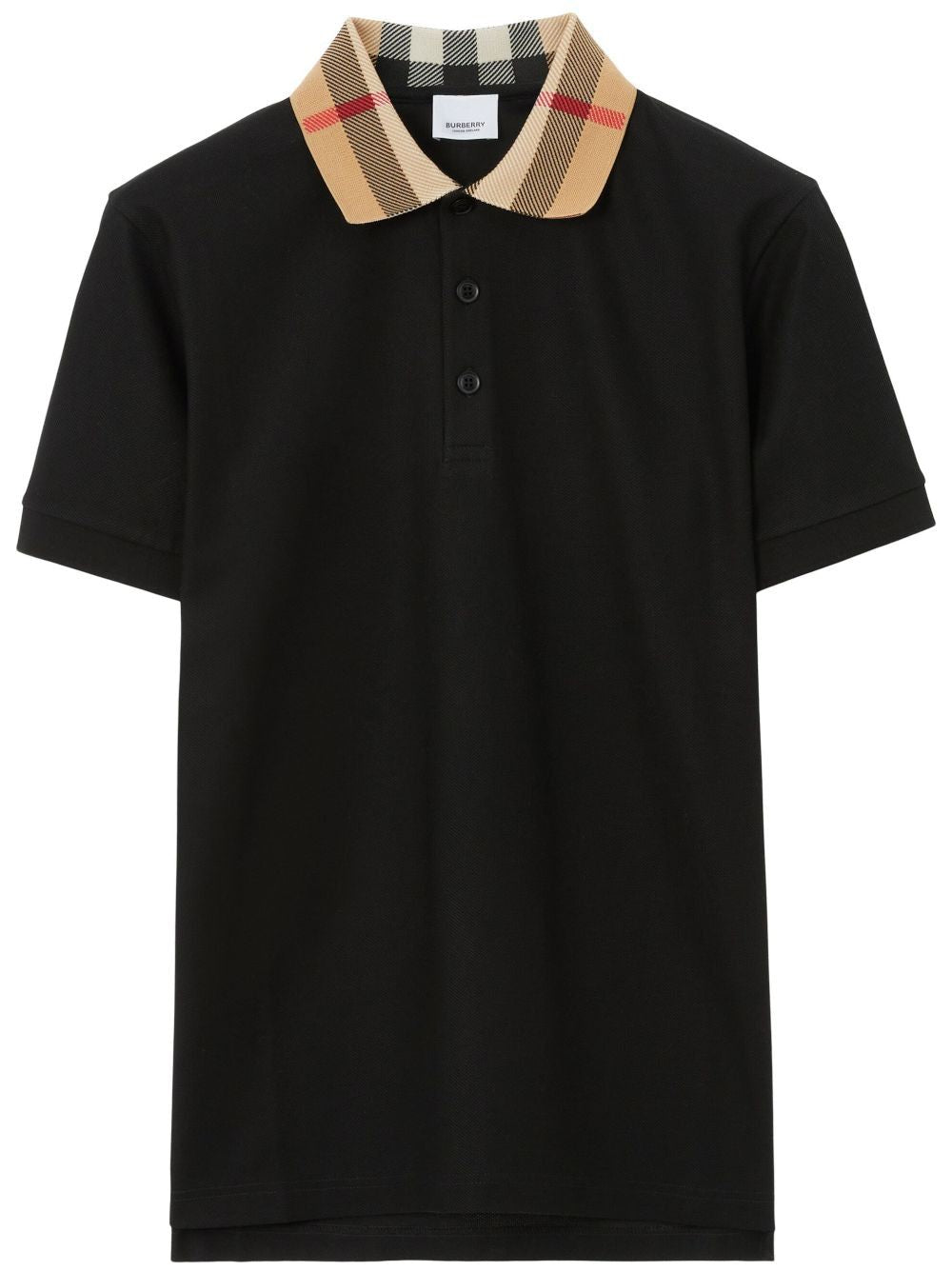 BURBERRY Classic Men's Black Polo Shirt