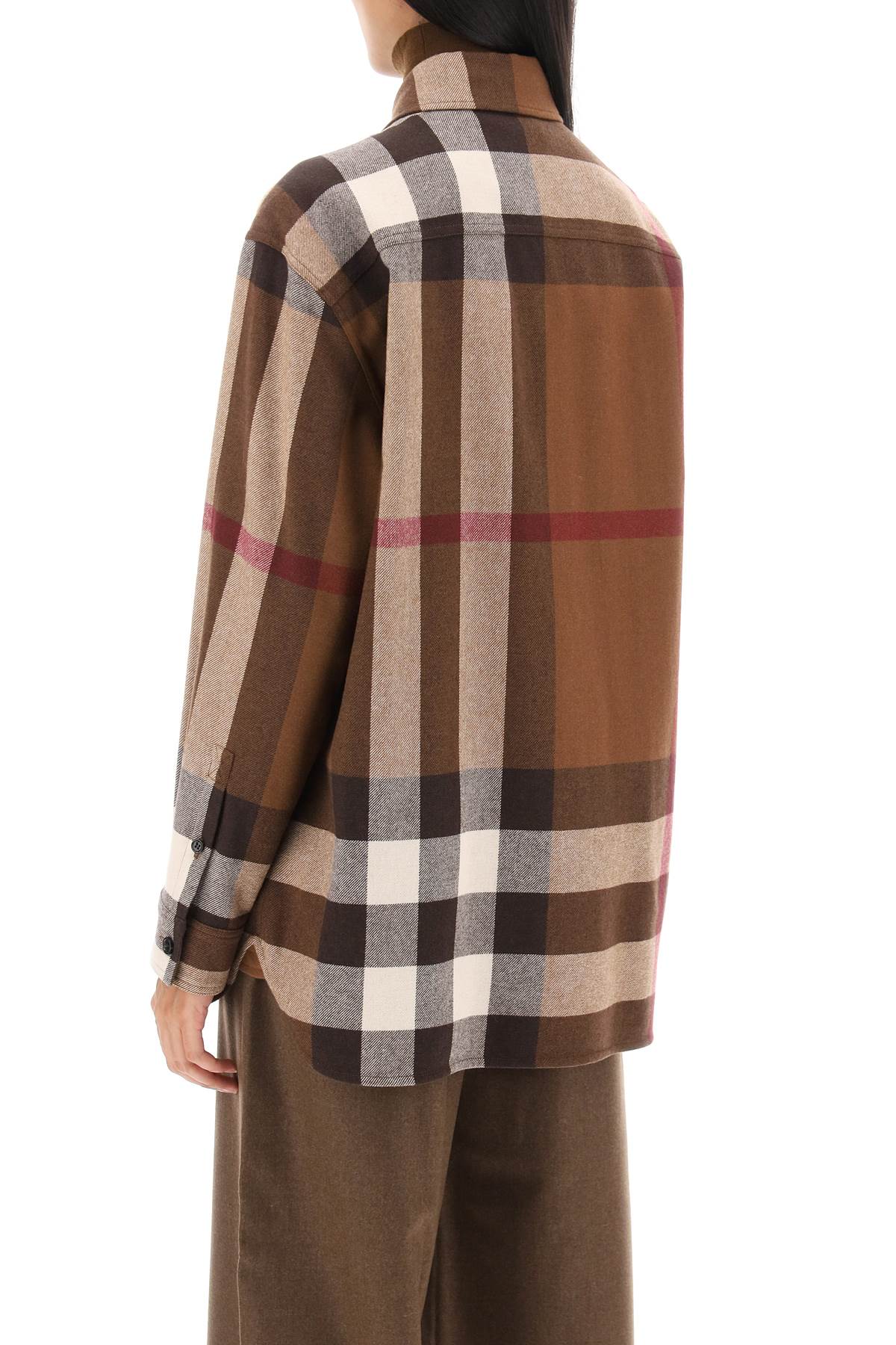 BURBERRY Women's 24SS Brown Shirt - Fashion Must-Have for 2024