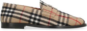 BURBERRY Luxurious Wool Loafers for Men in Beige - FW23