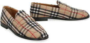 BURBERRY Luxurious Wool Loafers for Men in Beige - FW23