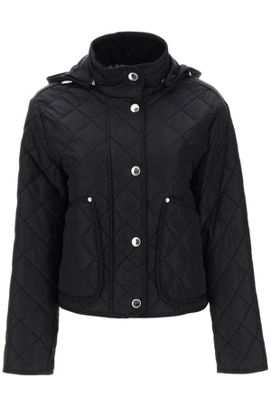 BURBERRY Quilted Hooded Jacket with Interior Pocket - Women