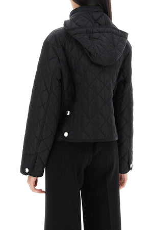 BURBERRY Quilted Hooded Jacket with Interior Pocket - Women