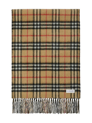 BURBERRY Classic Check Reversible Wool Scarf