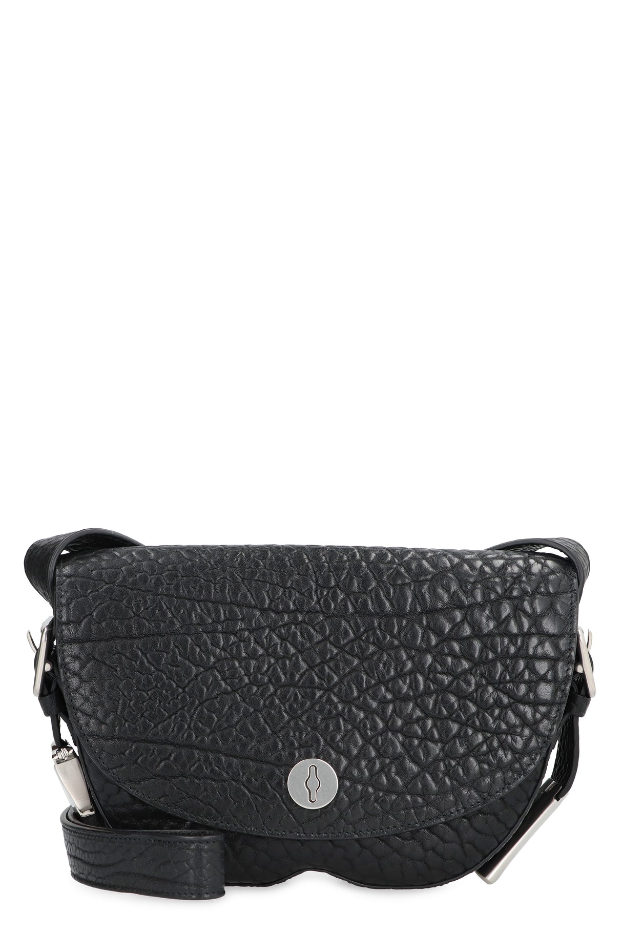 BURBERRY Leather Crossbody Handbag for Women - Black