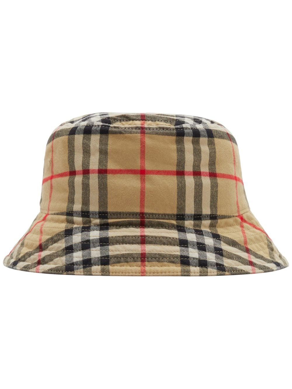 BURBERRY Vintage Check Cotton Bucket Hat for Men