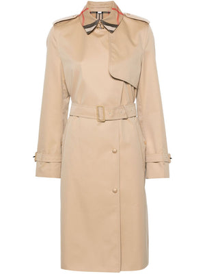 BURBERRY 2024 Women's Beige Trench Coat - Must-Have Fashion Staple for Any Wardrobe