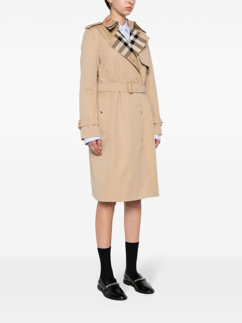 BURBERRY 2024 Women's Beige Trench Coat - Must-Have Fashion Staple for Any Wardrobe