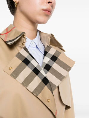 BURBERRY 2024 Women's Beige Trench Coat - Must-Have Fashion Staple for Any Wardrobe