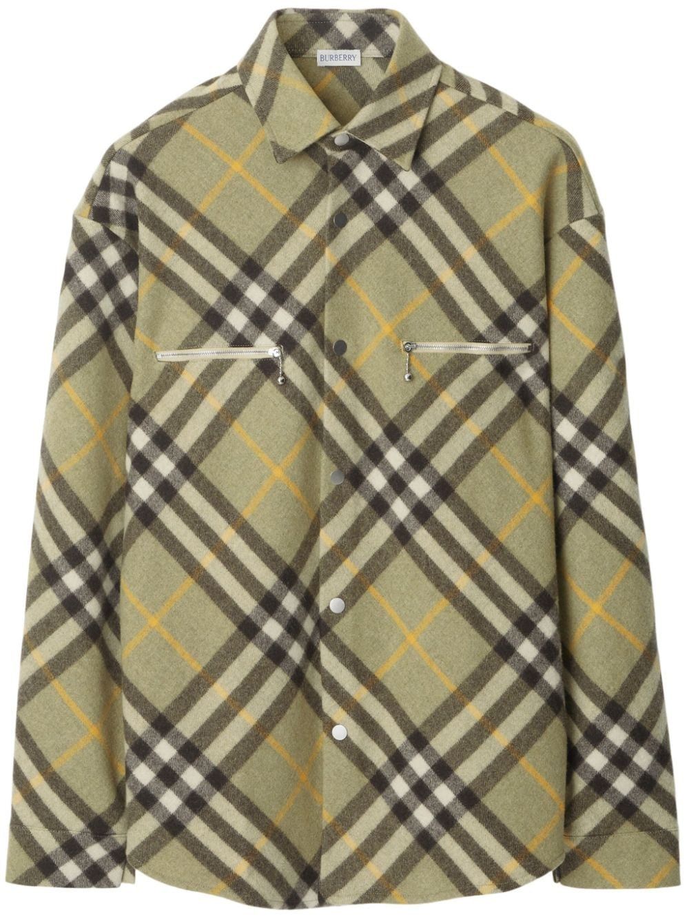 BURBERRY Hunter Wool Shirt for Men - FW23