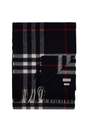 BURBERRY Exaggerated Check Cashmere Scarf