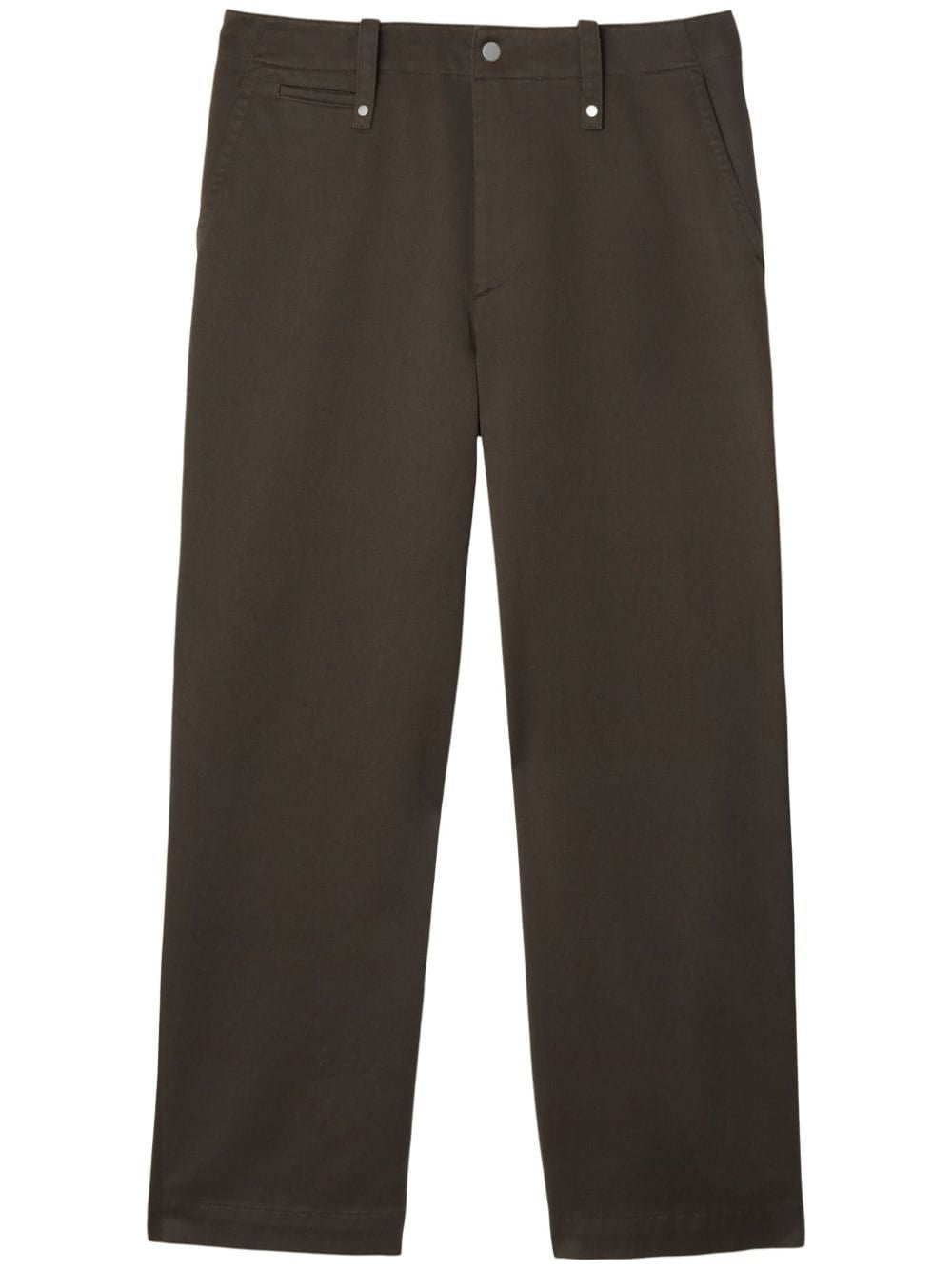 BURBERRY Wide-Leg Cotton Trousers for Men