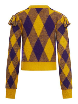 BURBERRY Equestrian Knightmotif Wool Jumper for Women - FW23