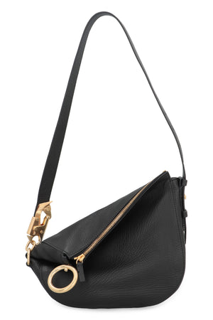 BURBERRY Black Leather Shoulder Handbag for Women - FW23