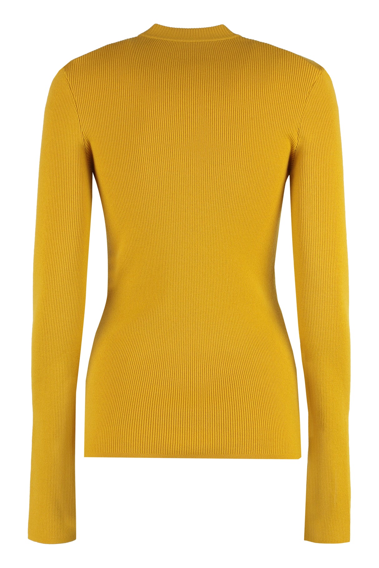 BURBERRY Mustard Wool Blend Pullover for Women