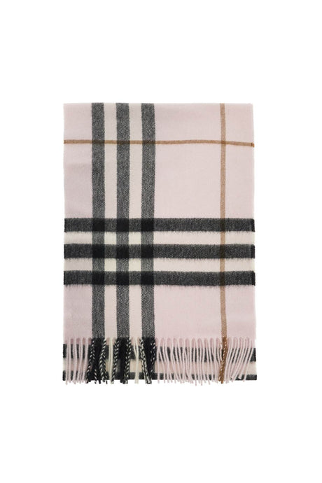 BURBERRY Exaggerated Check Cashmere Scarf