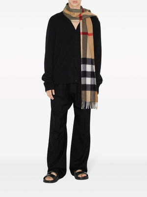 BURBERRY Luxurious Check Silk Scarf for Women - FW23 Collection