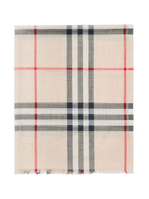 BURBERRY Chic Wool and Silk Scarf 220x70 cm