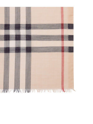 BURBERRY Chic Wool and Silk Scarf 220x70 cm