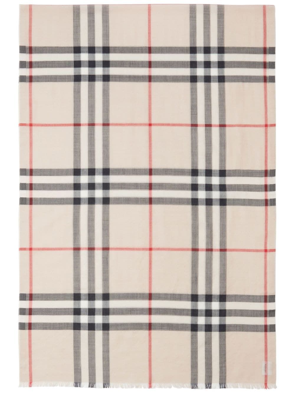 BURBERRY Chic Wool and Silk Scarf 220x70 cm