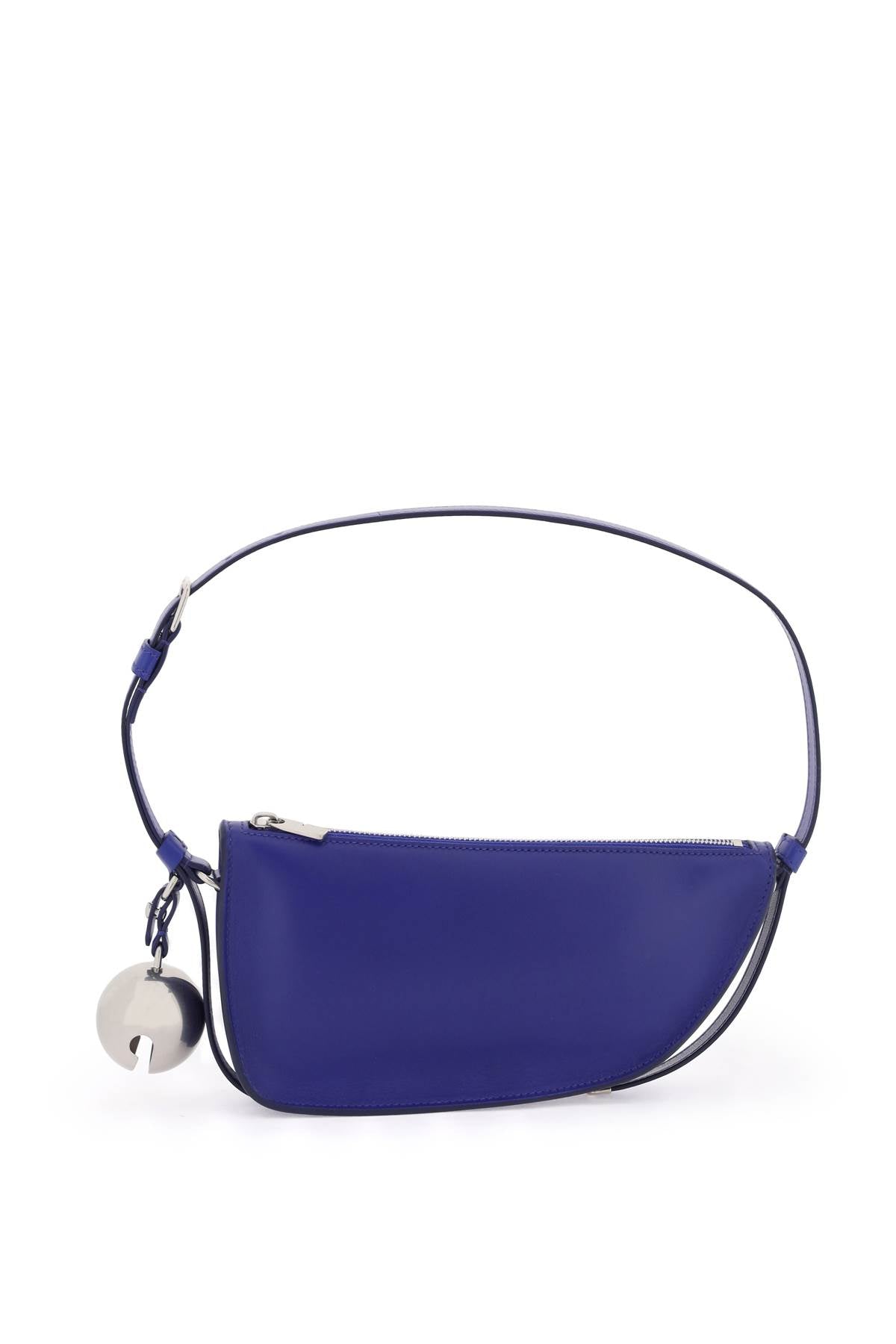 BURBERRY Royal Blue Lambskin Mini Shoulder Handbag