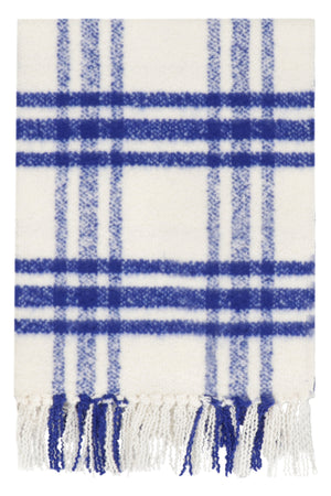 Burberry Check Motif Wool Scarf