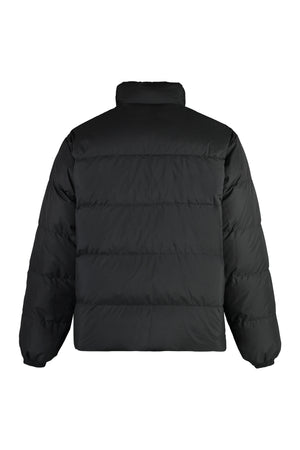 BURBERRY Reversible Down Jacket for Men - Check Motif, Elastic Cuffs, Adjustable Drawstring Hem