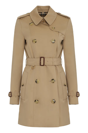 BURBERRY Beige Gabardine Trench Jacket for Women