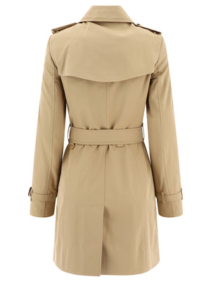 Áo khoác dạ cho nữ - Form rộng, cài kép, thắt lưng với túi các bên