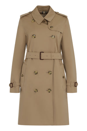 Áo Khoác Trench Cotton Gài Hai Hàng Nút màu Beige - Xuân Hè 24