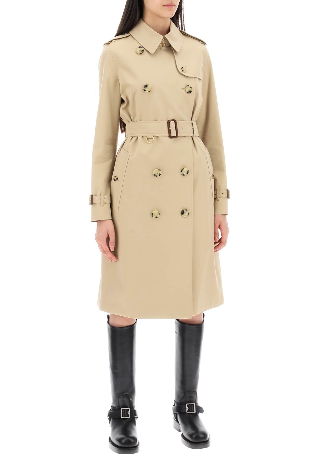 BURBERRY The Classic Heritage Trench Jacket in Tan