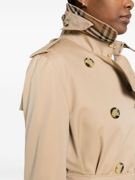 Áo khoác trench cotton màu be cho phái đẹp - SS24