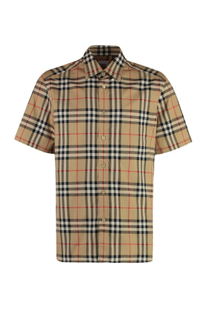 BURBERRY Checkered Cotton Shirt for Men - SS24 Collection