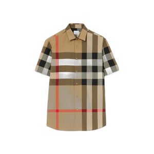 BURBERRY MEN'S SUMMERTON SHIRT IN ARCH BEIGE