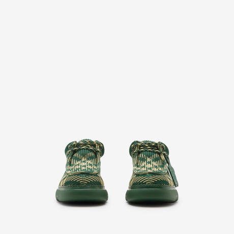 Giày Sneaker Dây Buộc Màu Vàng Dành Cho Nam SS24