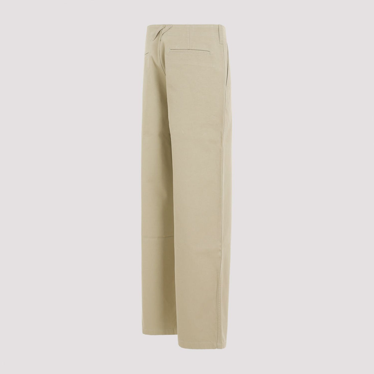 BURBERRY Men's Green Cotton Pants for Spring/Summer 2024