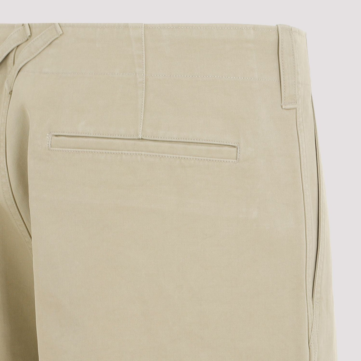 BURBERRY Men's Green Cotton Pants for Spring/Summer 2024