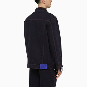 BURBERRY Navy Cotton Jacket for Men - SS24 Collection