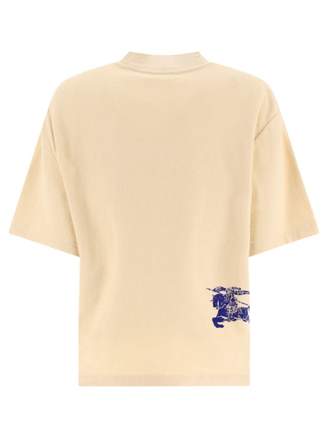 BURBERRY Oversized Cotton Towel T-Shirt