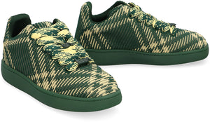 Giày thể thao màu xanh cho nam Green Check Low-Top 