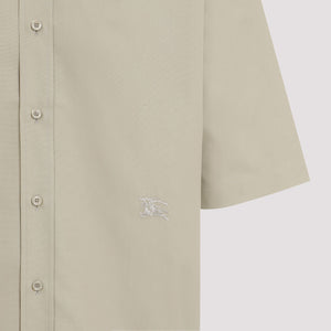 SS24 Green Cotton Men's Shirt by Burberry