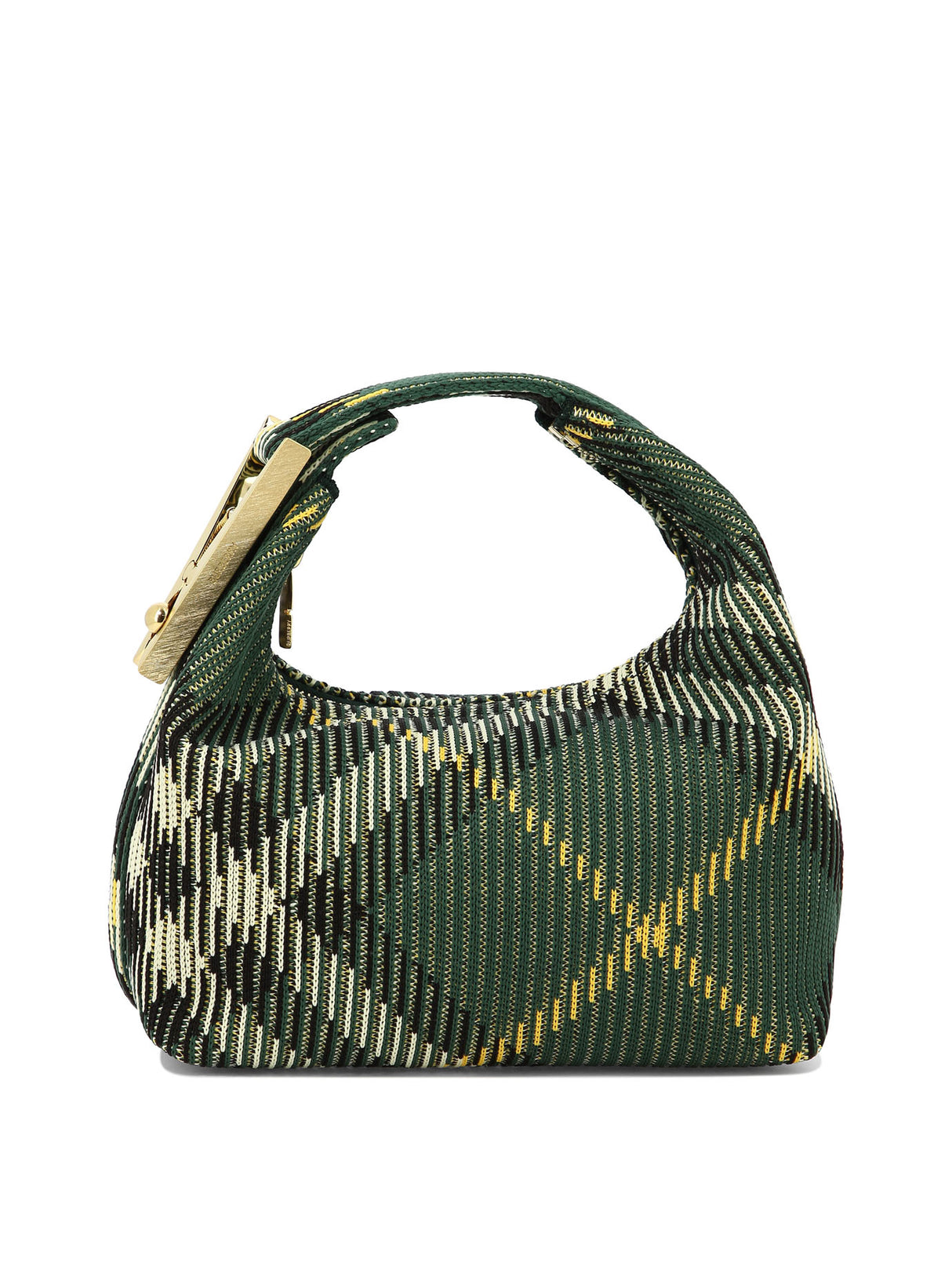BURBERRY "Mini Peg" Green Crossbody Handbag for Women – Spring/Summer 2024 Collection