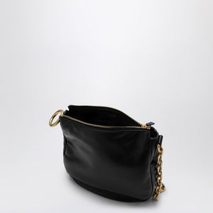 BURBERRY Elegant Black Leather Mini Handbag